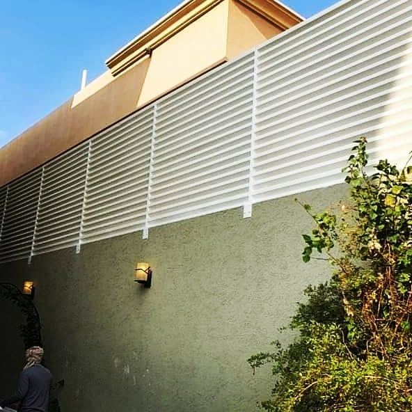 حداد سواتر بالرياض لتركيب جميع انواع سواتر حديد مشغول شرائح ومجدول